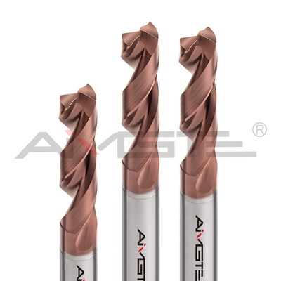 3D Carbide Twist Drills 10mm Twist Drill Bits M7 For Iron Cast Iron Inconel
