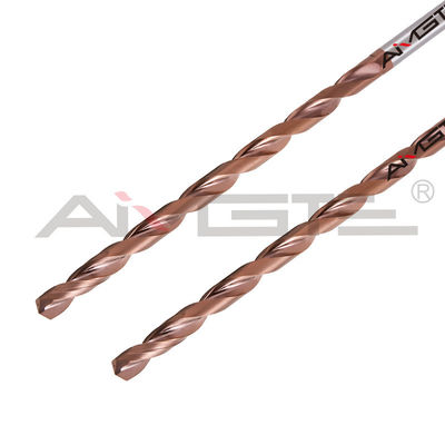 AlTiSiN Coated Deep Hole Drill Bits 20D Carbide Drill Bits For Steel