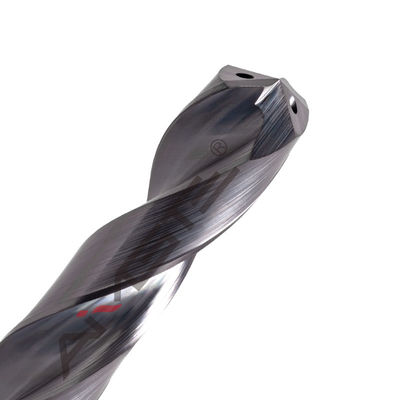 3D Through Coolant Drill AlTiN Coated Carbide Coolant Thru Drills Customized