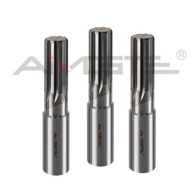 Uncoated Solid Carbide Reamer H7 Reamer Cutting Tool Customized With Coolant Hole
