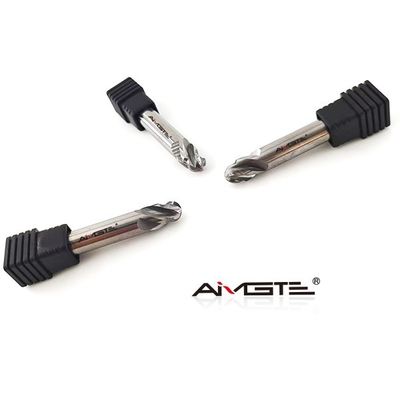 कार्बाइड बुल नाक अंत मिल कटर h6 फॉर्म अंत मिल 3 डी प्रोफाइलिंग के लिए उच्च परिशुद्धता