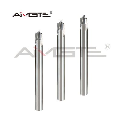 Customized Carbide End Mill 4 Flutes Corner Radius End Mill For Soft Metals