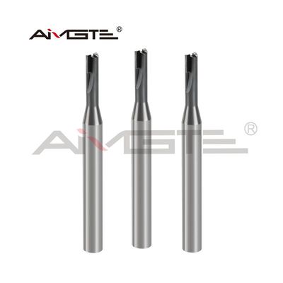 High Speed PCD Milling Cutter Aerospace Grade 2 Flute Milling Cutter Customized