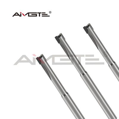 3 Flute Polycrystalline Diamond End Mills OEM / ODM For Aluminum