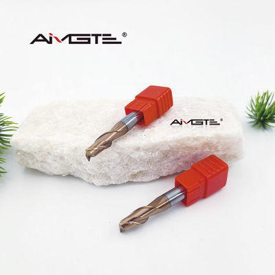 6mm 2 Flute TiSiN Coated Carbide End Mill For Steel High Speed CNC Milling Cutter For Hardened Steel Alloys