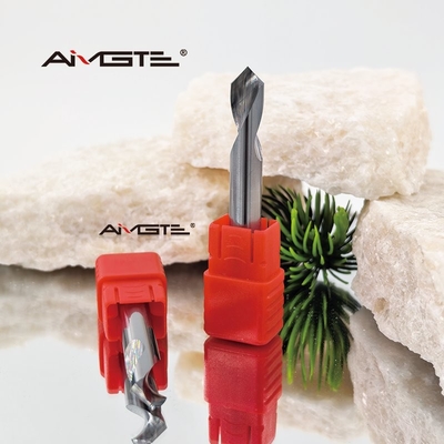 2 Flute Carbide Chamfering Tool 90 Degree Carbide Chamfer Bit 6mm Center Cutting For Steel Aluminum