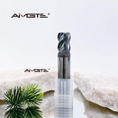 Stainless Steel Machining Carbide Bull Nose End Mill Short Flute High Rigidity Design