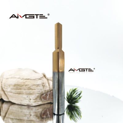 AlTiSiN Coating Carbide Step Drill Internal Coolant Straight Flute Drill Bit For Hard Metal