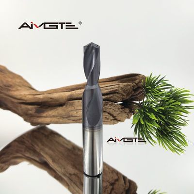 AlTiN Coating Carbide Step Drill Customized Drill Bit For Hardened Metal