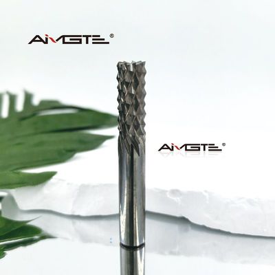 3 4 6 Flute Carbide Corn Cob Roughing End Mill  PCB Milling Cutter for Fiberglass Bakelite Circuit Board Engraving