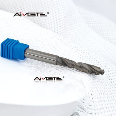 2 Flute Coolant Through Drill for Aluminum High Speed CNC Carbide Drill Bit with Internal Coolant Channels Precision Hole Making Tool