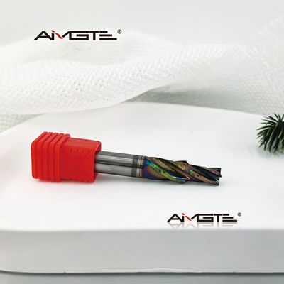 7.5mm 4 Flute DLC Coated Stepped End Mill Solid Carbide Multi Level Milling Cutter Precision Forming Tool for Steel Titanium CNC Machining